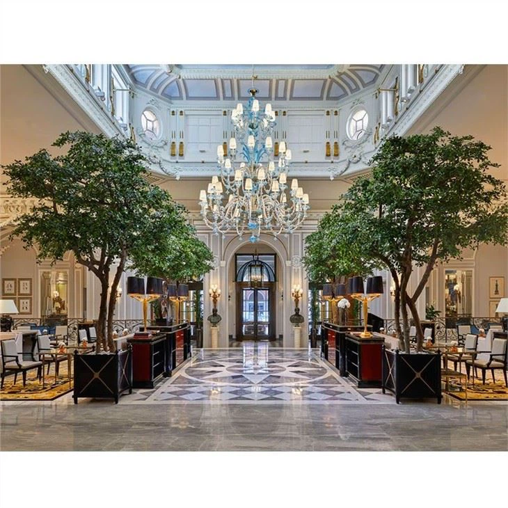 Artificial Black Olive Trees For Hall